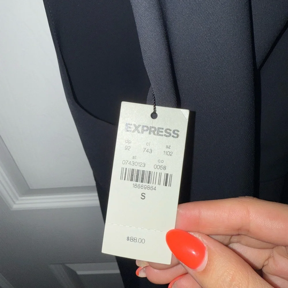 Express Black Scoop Neck Jump Suit